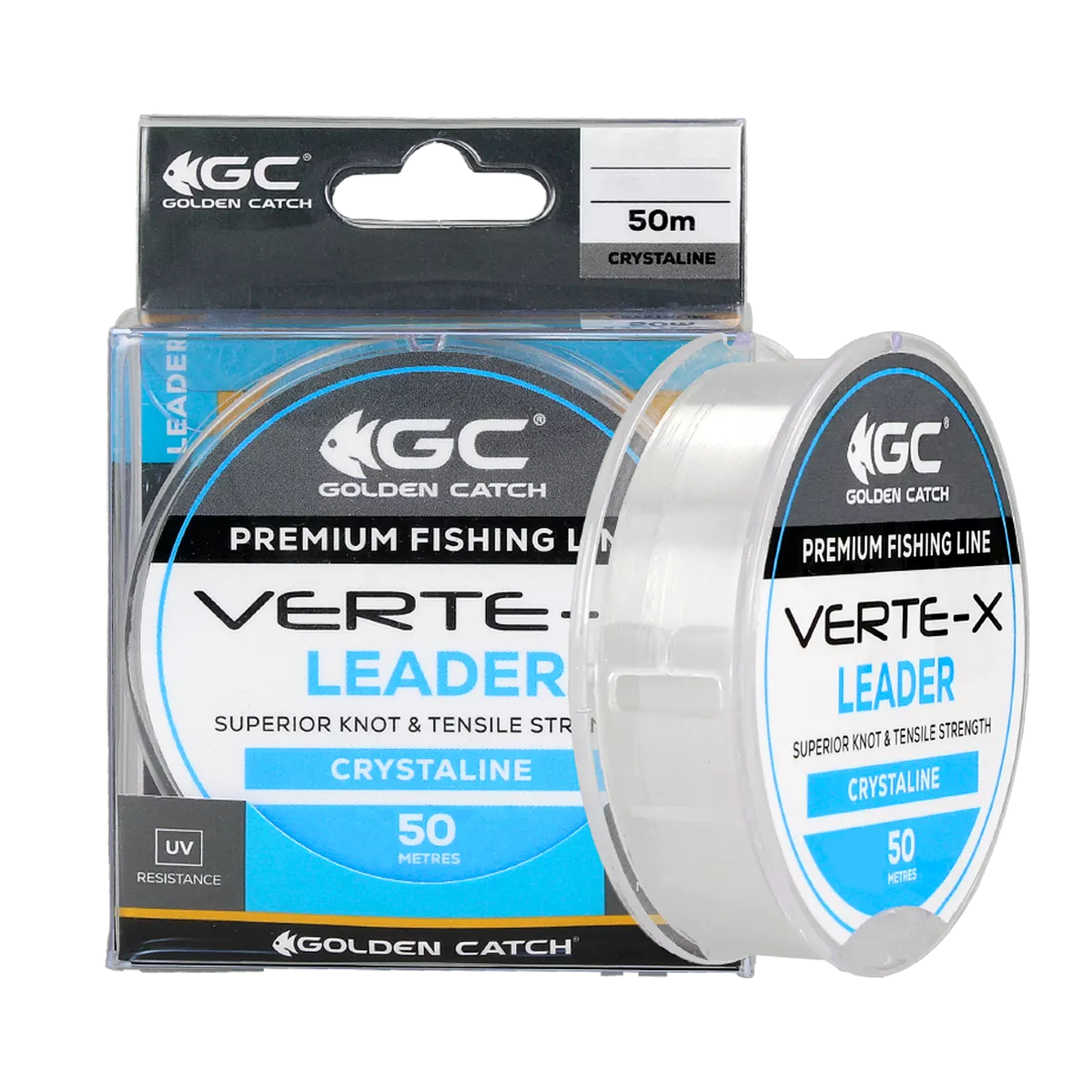 Леска GC Verte-X Leader 50м Crystaline